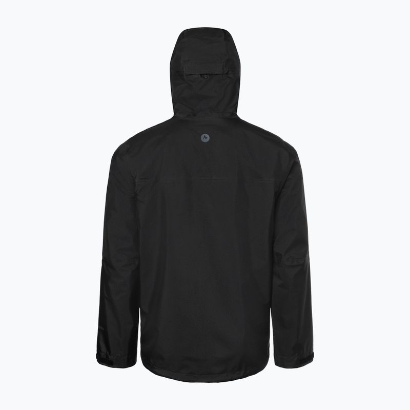 Marmot Kessler Herren-Membran-Regenjacke schwarz 11840001S 2