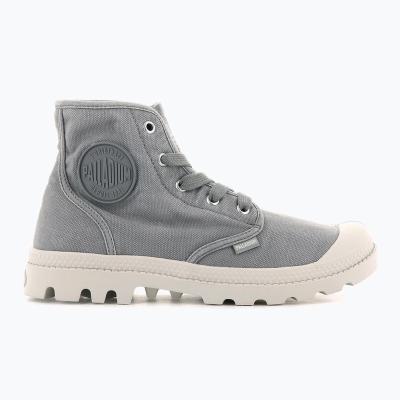 Palladium Pampa HI Grau Flanell Schuhe für Frauen 8