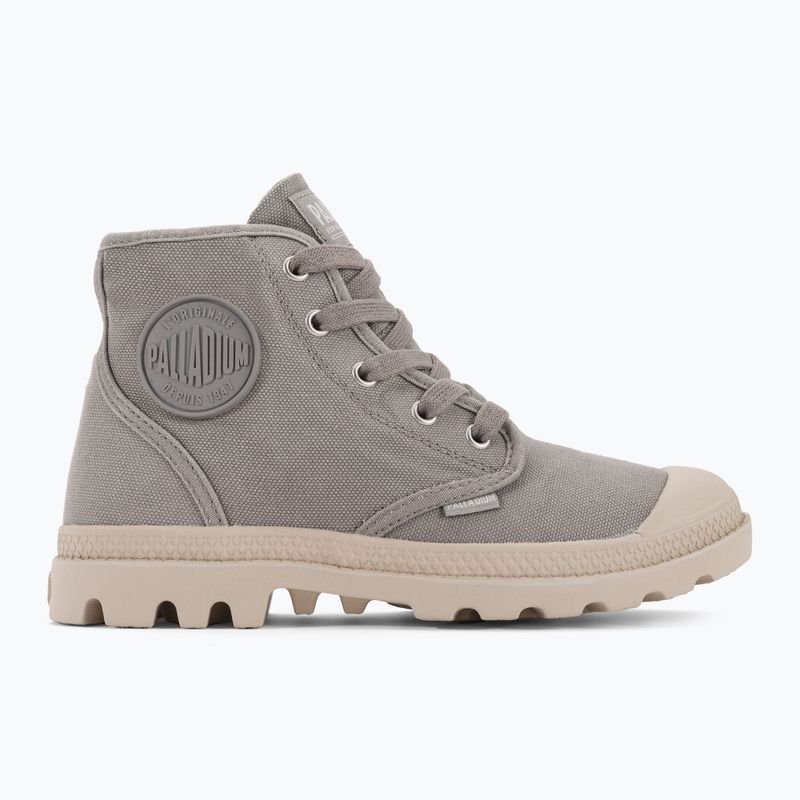 Palladium Pampa HI Grau Flanell Schuhe für Frauen 2