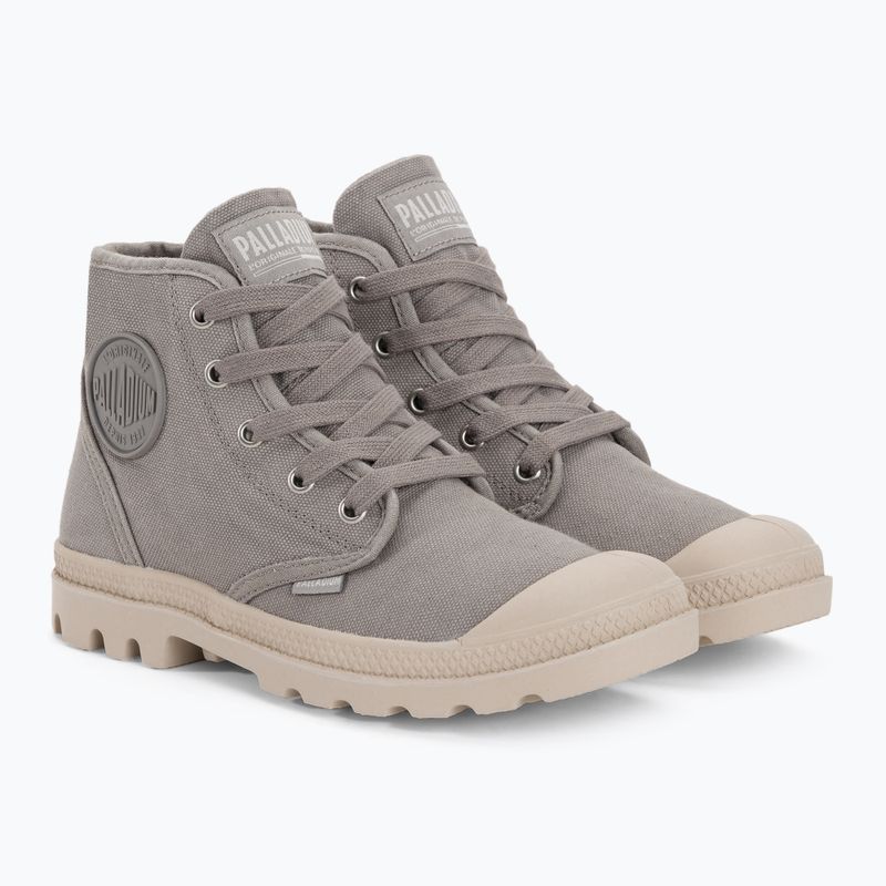 Palladium Pampa HI Grau Flanell Schuhe für Frauen 4