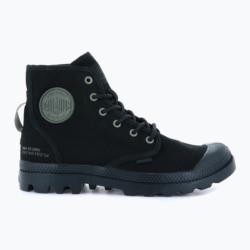 Palladium Pampa HI HTG Supply schwarz/schwarz Schuhe 8