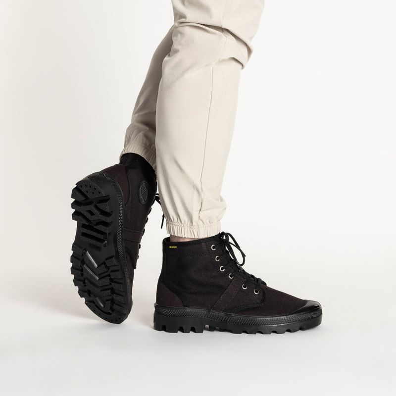 Herren Palladium Pallabrousse schwarz/schwarz Schuhe 2
