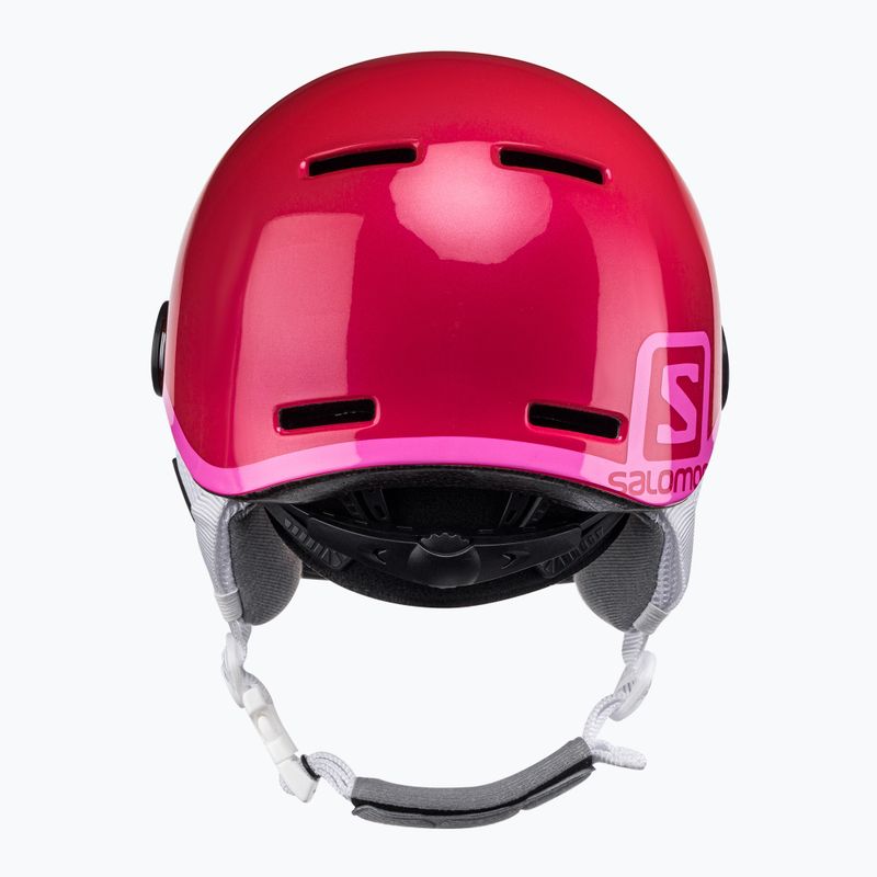 Skihelm Kinder Salomon Grom Visor S2 rosa L399162 3