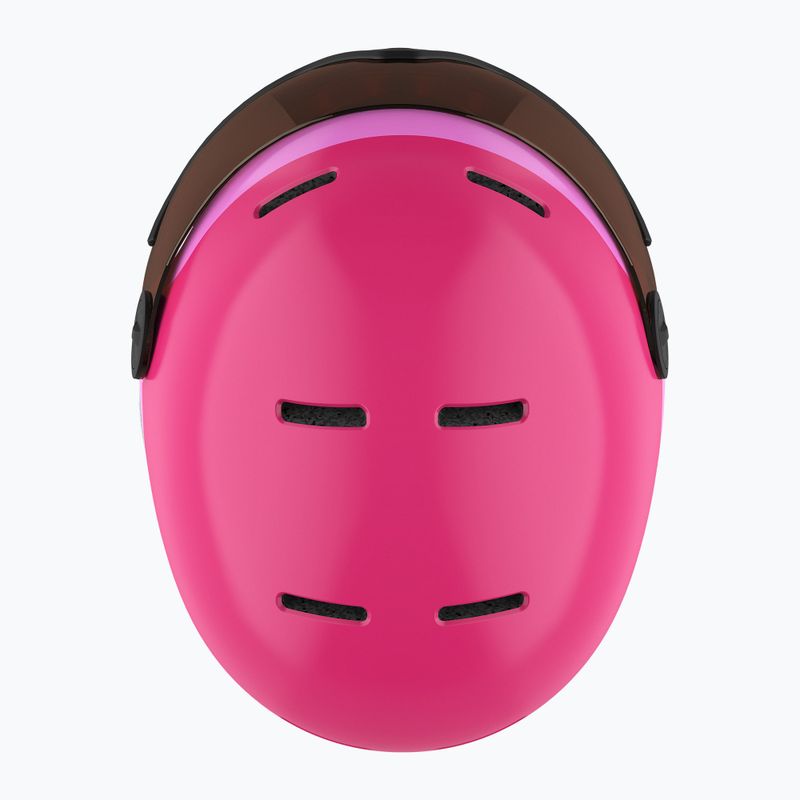 Skihelm Kinder Salomon Grom Visor S2 rosa L399162 11