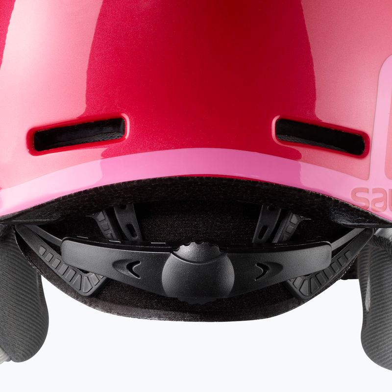 Skihelm Kinder Salomon Grom Visor S2 rosa L399162 12