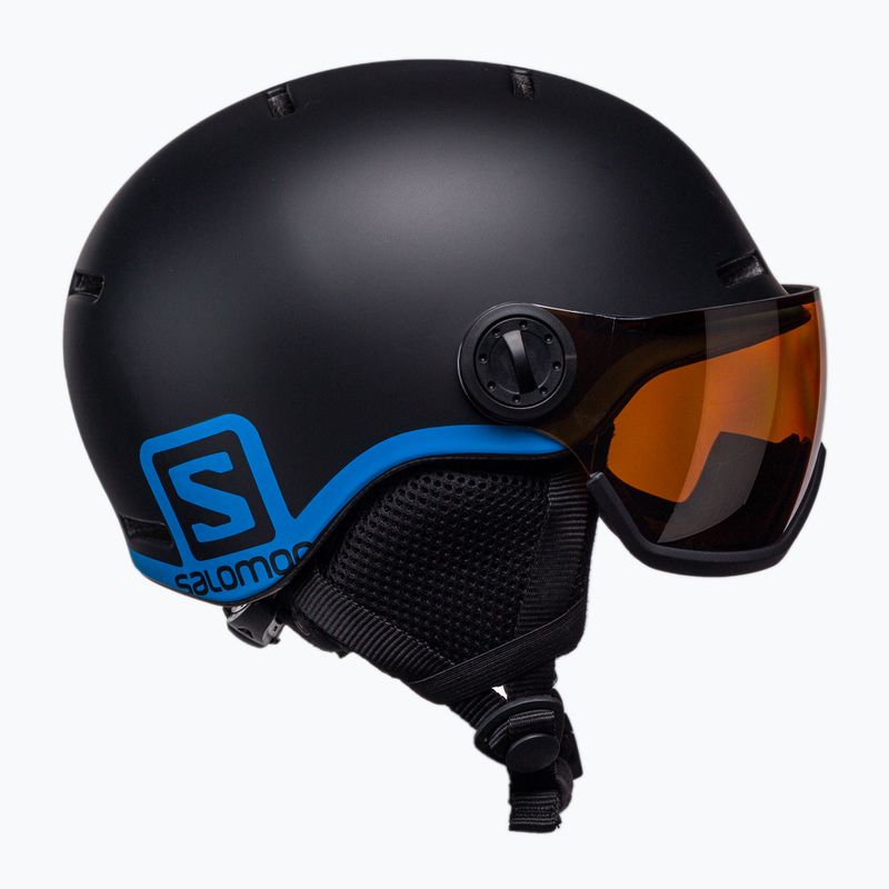Skihelm Kinder Salomon Grom Visor S2 schwarz L399163 4