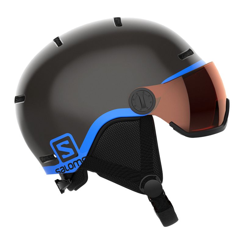 Skihelm Kinder Salomon Grom Visor S2 schwarz L399163 8