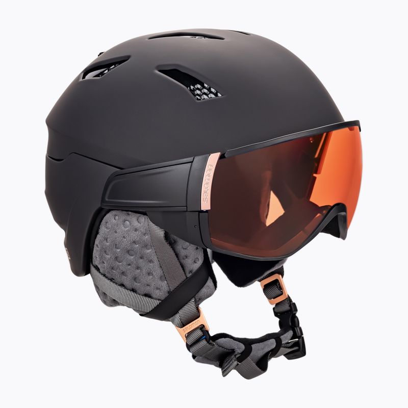 Skihelm Damen Salomon Mirage schwarz L399197