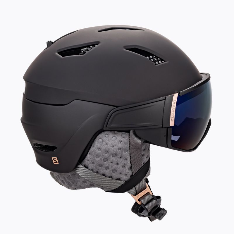 Skihelm Damen Salomon Mirage schwarz L399197 5