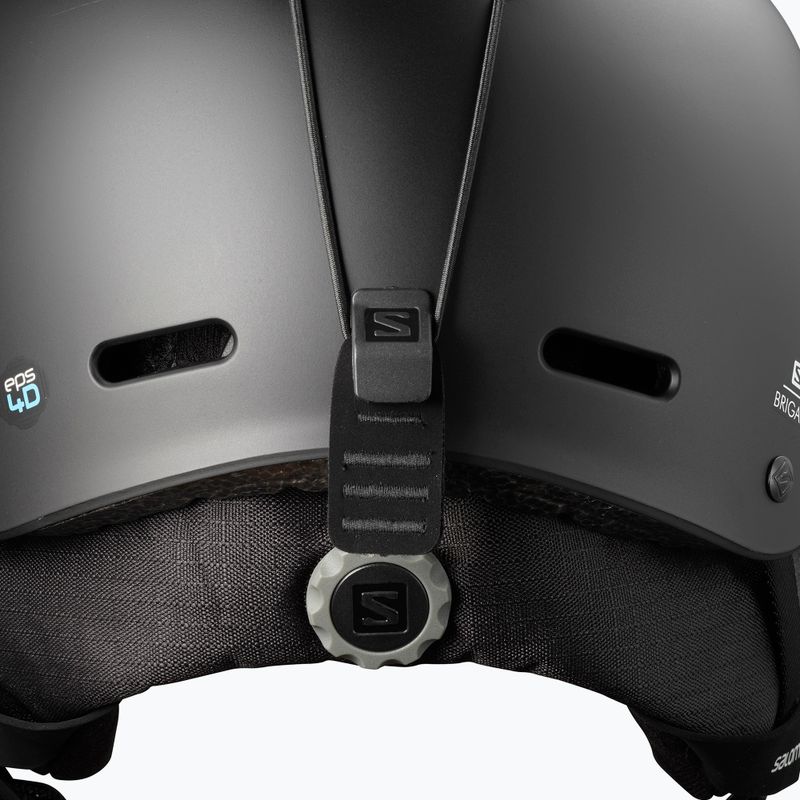 Skihelm Salomon Brigade schwarz L45372 10