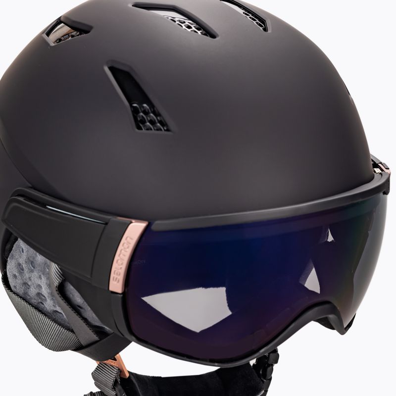 Skihelm Damen Salomon Mirage S schwarz L45376 7