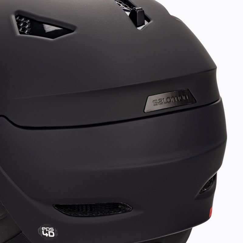 Skihelm Herren Salomon Driver schwarz L45932 6