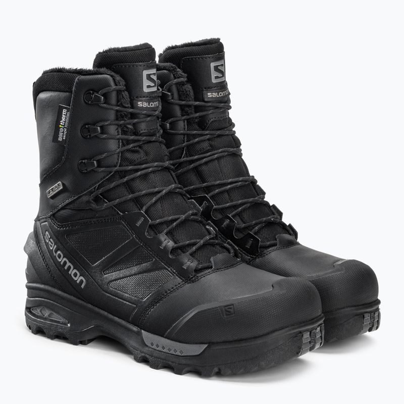 Trekkingschuhe Herren Salomon Toundra Pro CSWP schwarz L44727 4
