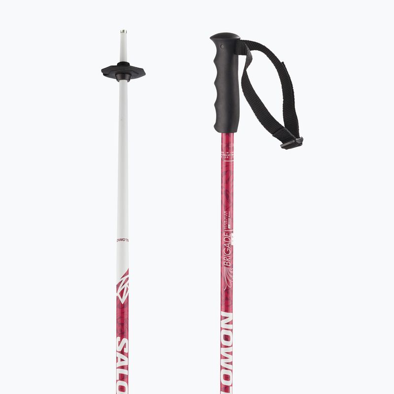 Salomon Brigade Jr Kinder Skistöcke rosa