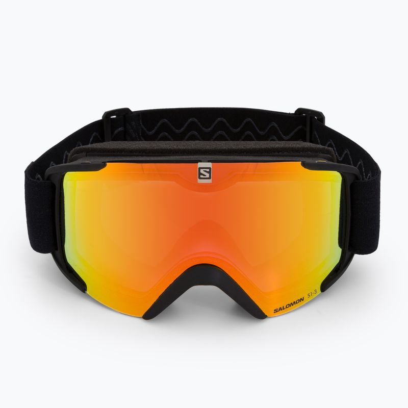 Skibrille Salomon Xview Photo black/aw red L48441 2