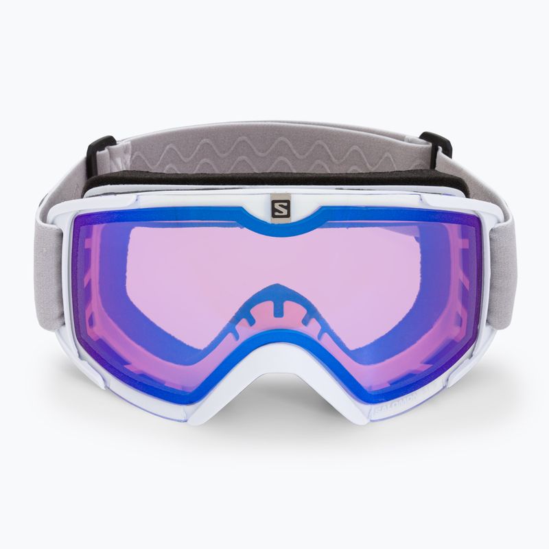 Skibrille Salomon Xview Photo white/aw blue L48442 2