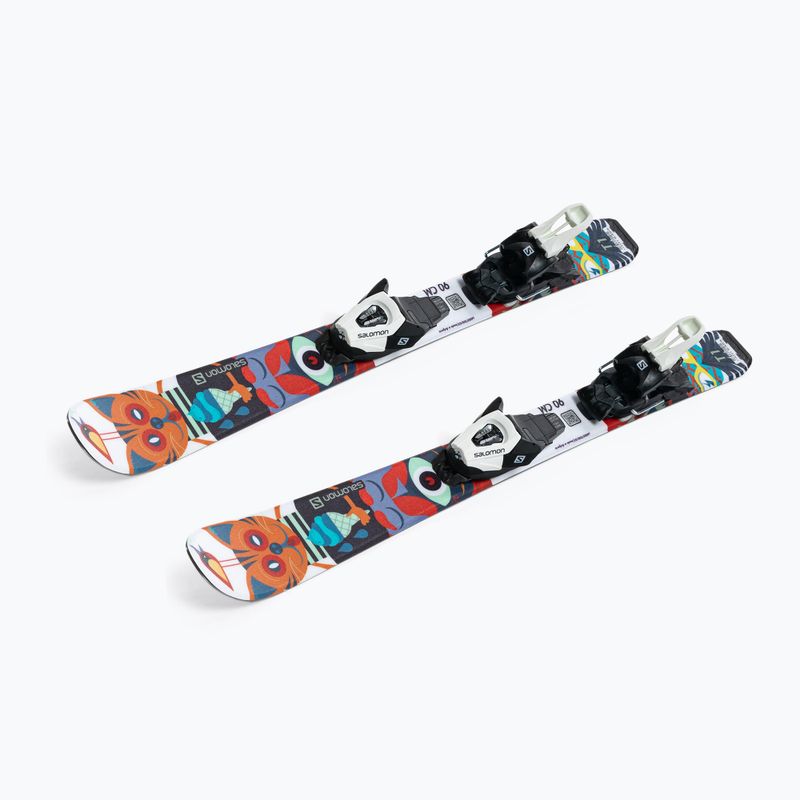 Ski Kinder Salomon T1 XS + C5 bunt L48911 5