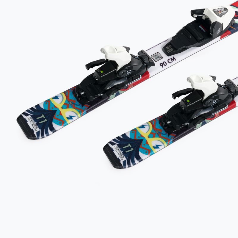 Ski Kinder Salomon T1 XS + C5 bunt L48911 8