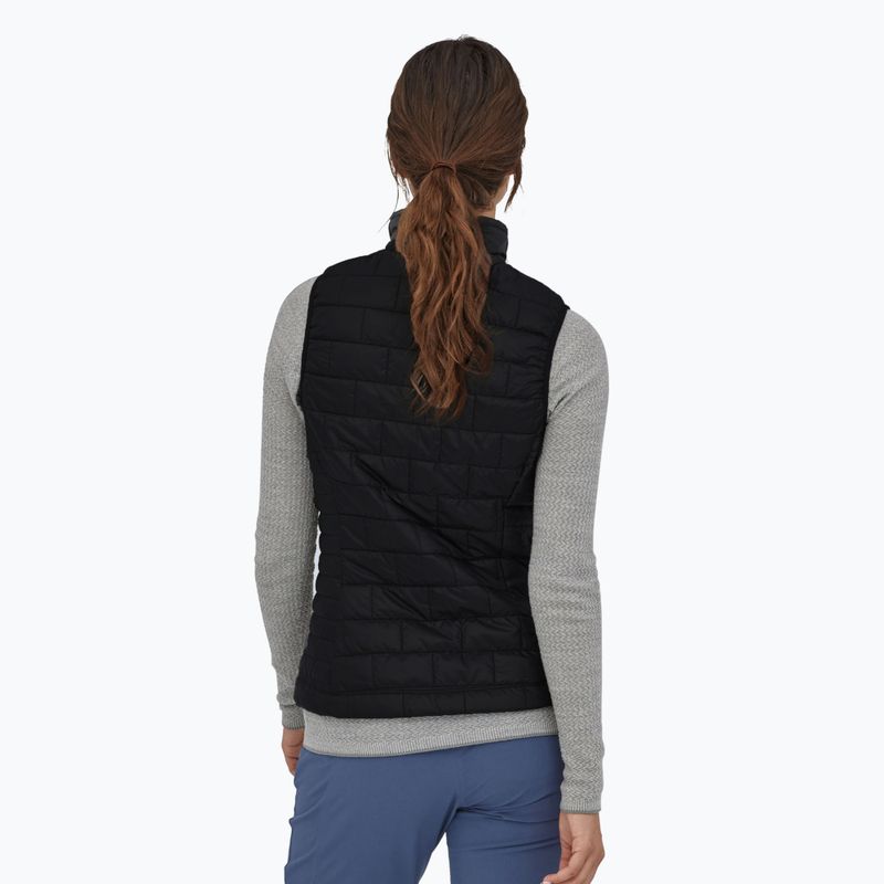 Patagonia Damen ärmelloses Nano Puff schwarz 2
