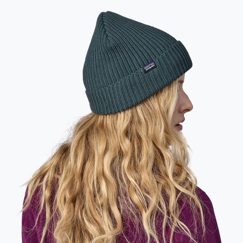 Patagonia Fishermans Rolled Beanie Wintermütze nouveau grün