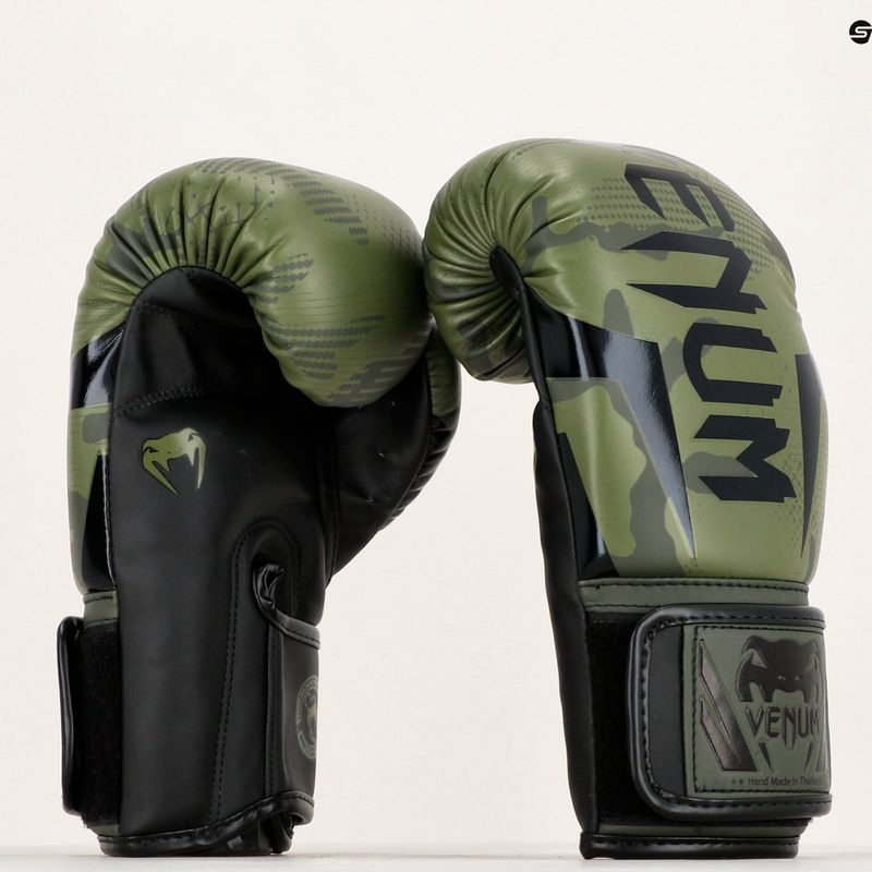Venum Elite khaki camo Boxhandschuhe 6