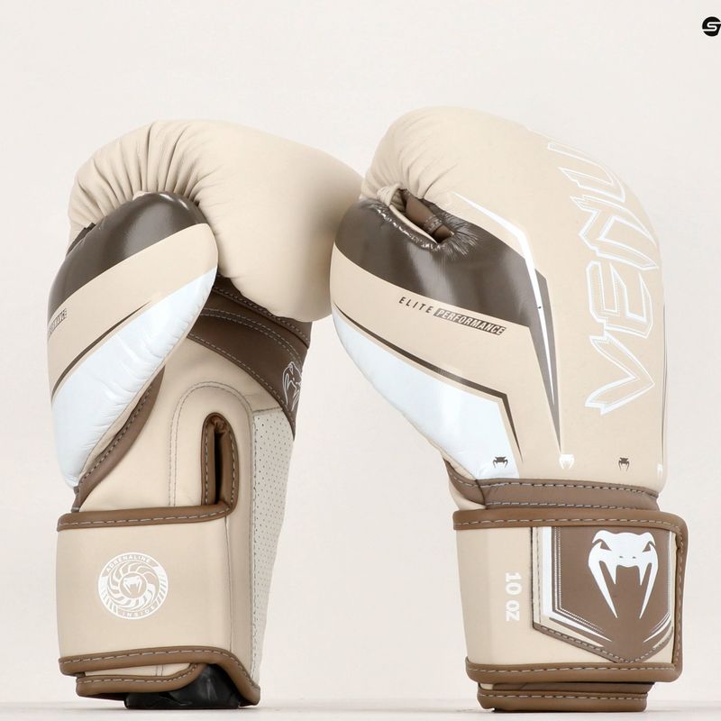 Venum Elite Evo Sand Boxhandschuhe 6