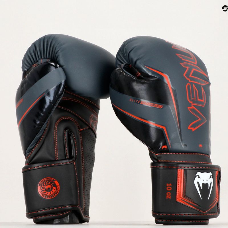Venum Elite Evo navy/schwarz/rot Boxhandschuhe 6