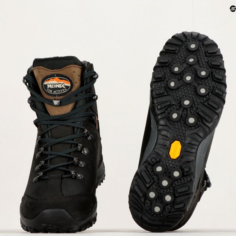 Herren-Trekkingstiefel Meindl Gastein GTX schwarz/dunkelbraun 8