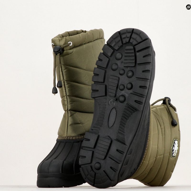 Delphin SnowTex grün/schwarz isolierte Gummistiefel