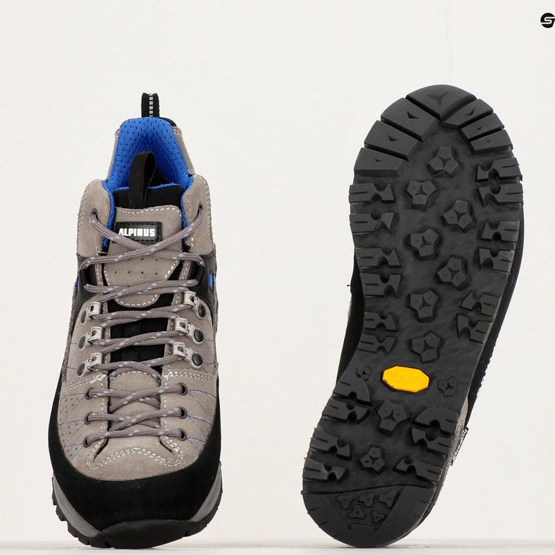 Damen-Trekkingstiefel Alpinus The Ridge Mid Pro anthrazit/blau 10