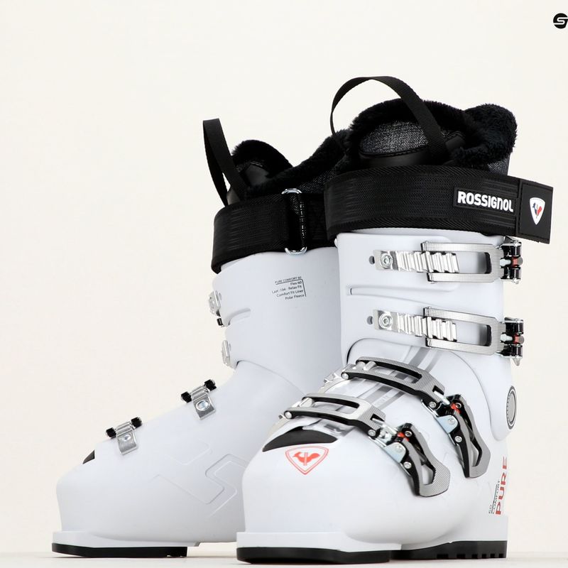 Damen-Skischuhe Rossignol Pure Comfort 60 weiß/grau 7