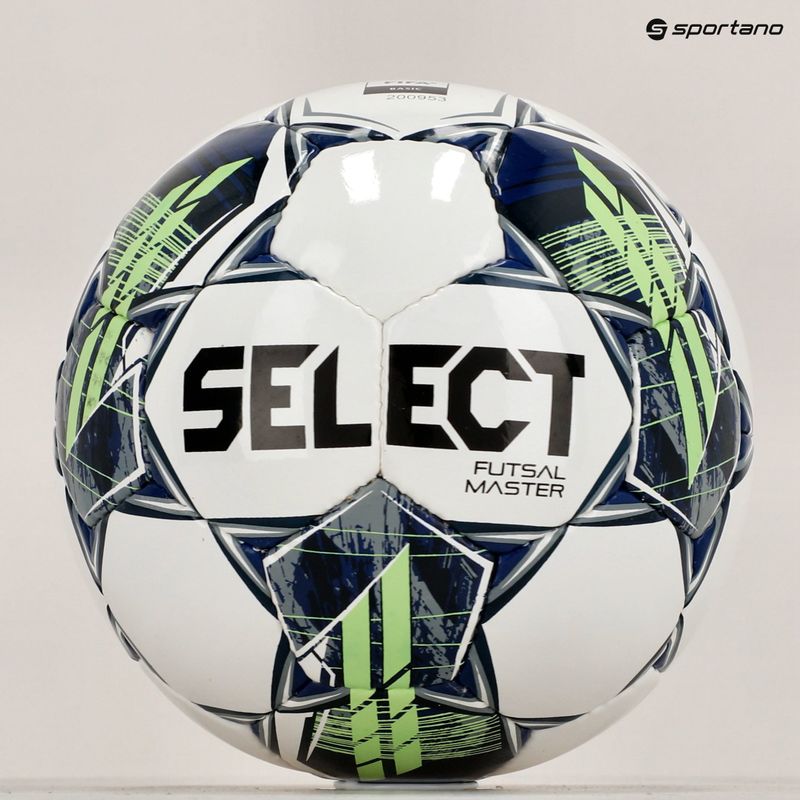 Wählen Sie Futsal Master Shiny V22 Fußball weiß und schwarz 310014 5