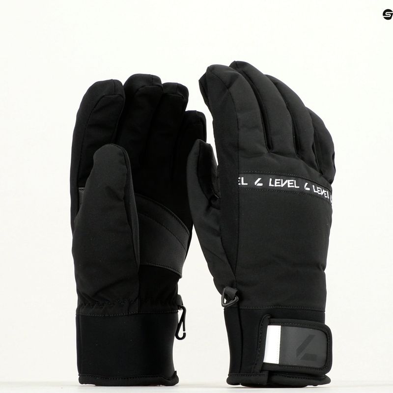 Herren-Skihandschuhe Level Hawk schwarz 8