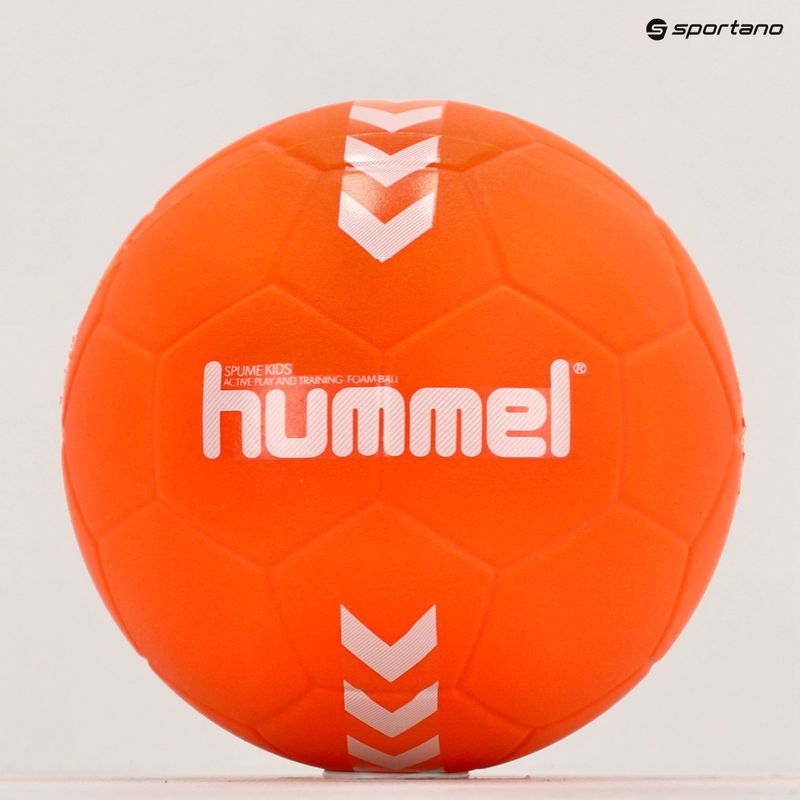 Hummel Spume Kinder Handball orange/weiß Größe 0