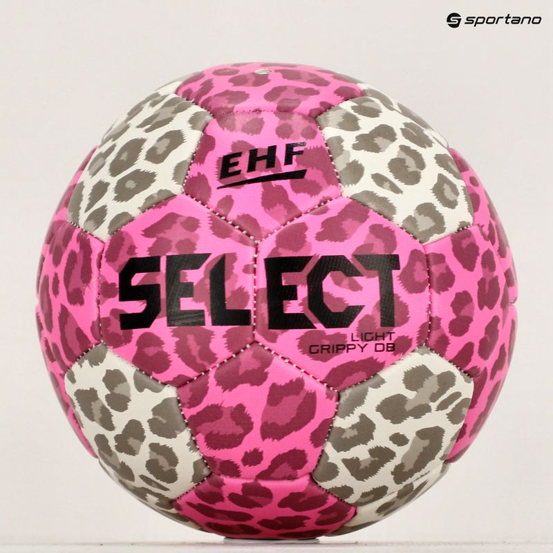 SELECT Light Grippy V22 Handball Größe 0 rosa/weiß 6