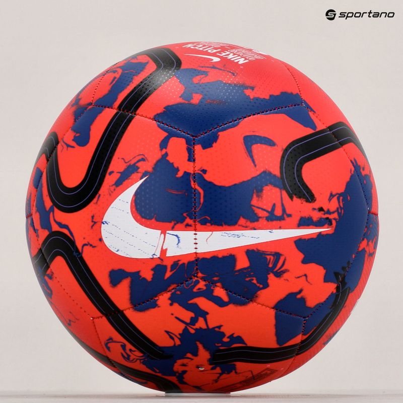 Nike Premier League Fußball Pitch Universität rot/royal blau/weiß Größe 5 8