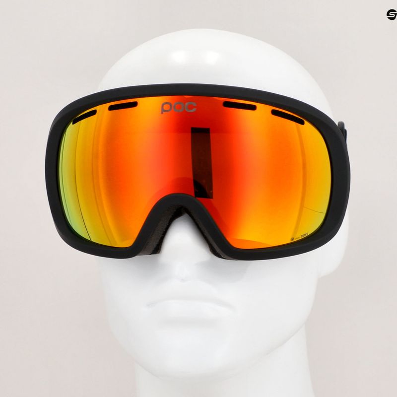 Skibrille POC Fovea uranium black/partly sunny orange 6