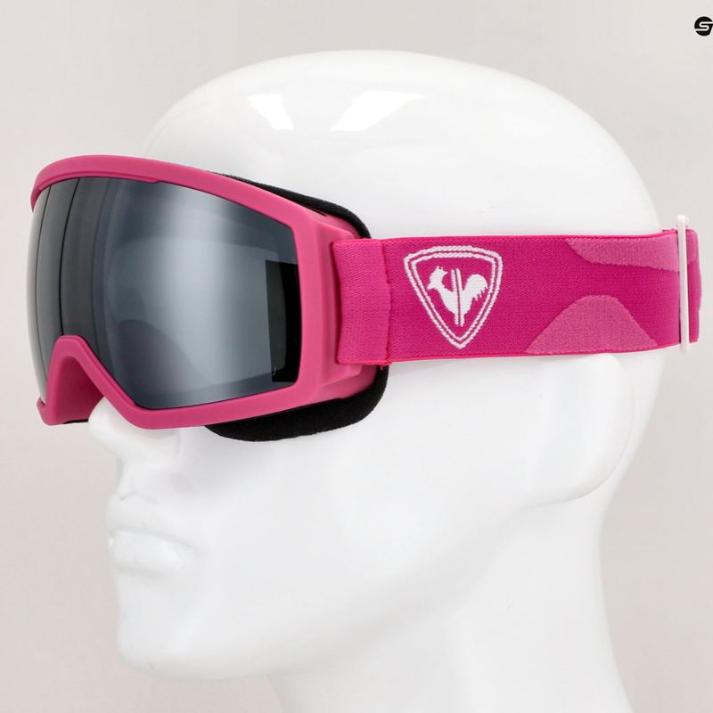 Rossignol Toric rosa/rauchsilberne Kinder-Skibrille 6