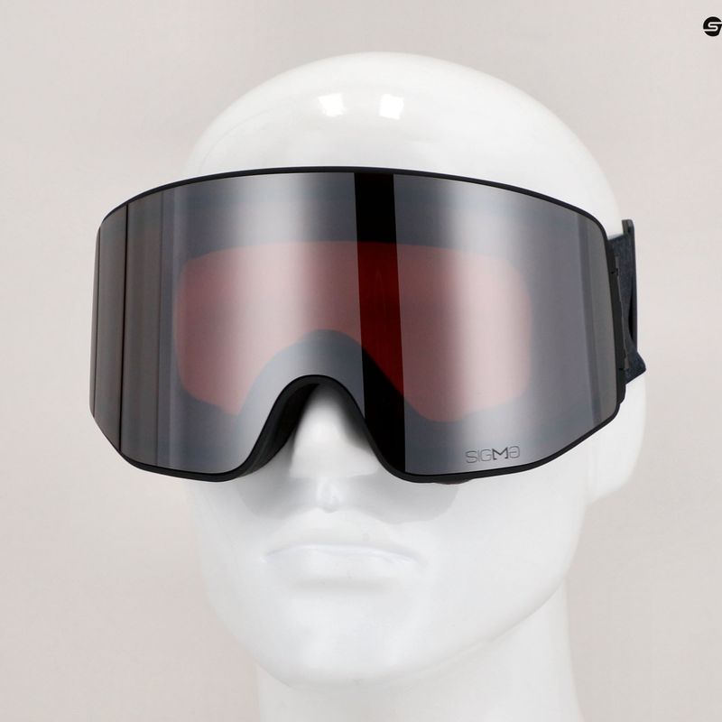 Salomon Sentry Prime Sigma schwarz/gun metal/silver pink Skibrille 7