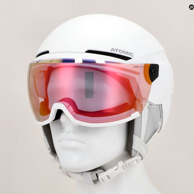 Skihelm Atomic Savor Visor Photo weiß AN5628 11