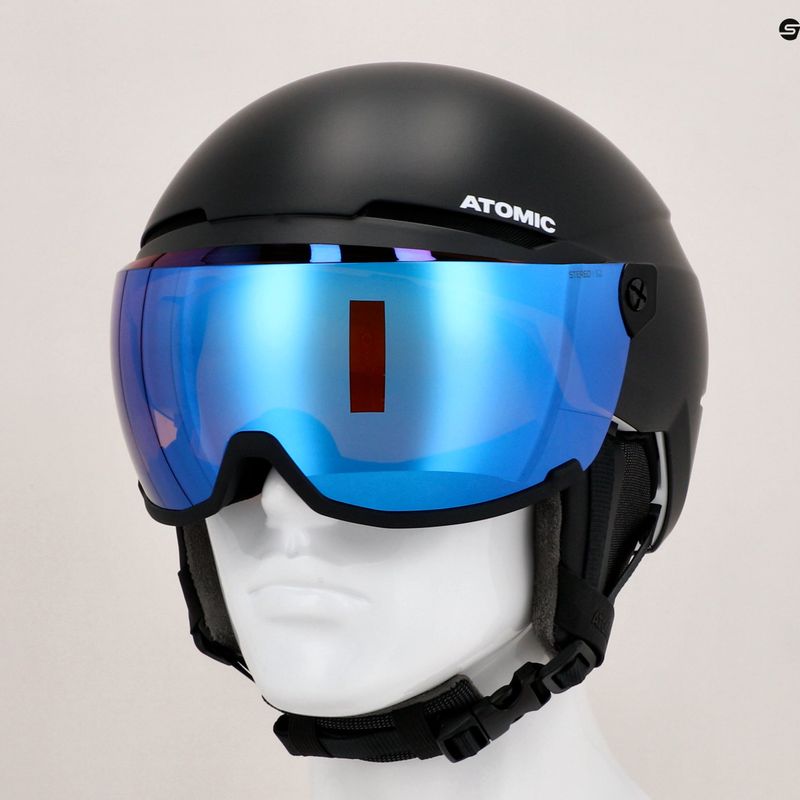 Herren ATOMIC Savor Visor Stereo Skihelm Schwarz AN500571 9