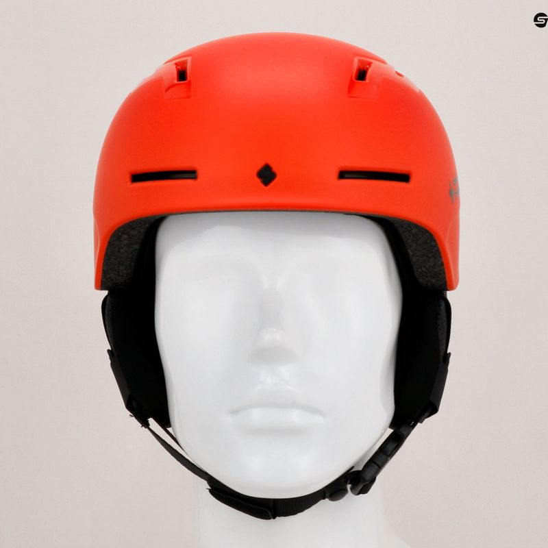 Sweet Protection Winder MIPS mattem brennenden orange Skihelm 13