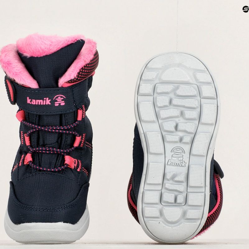 Kamik Stance2 navy/magenta Kinder-Trekkingstiefel 10