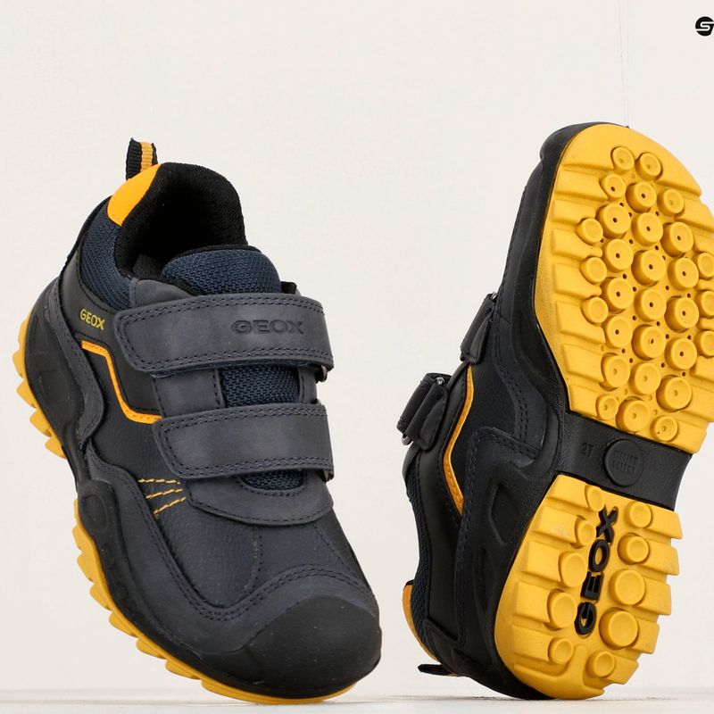 Geox New Savage navy/ochreyellow Junior Schuhe 15