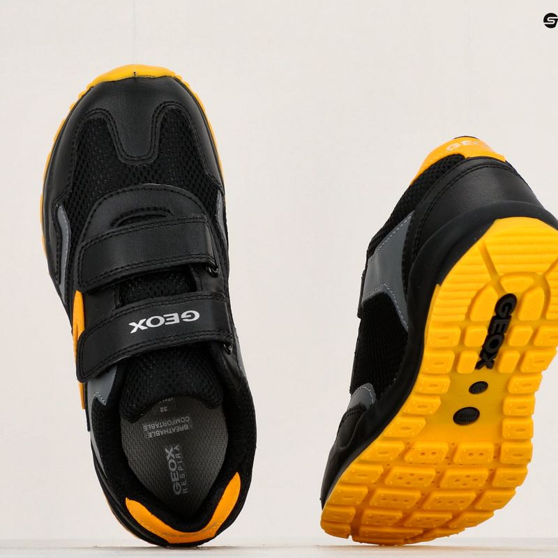 Geox Pavel schwarz/gold Kinderschuhe