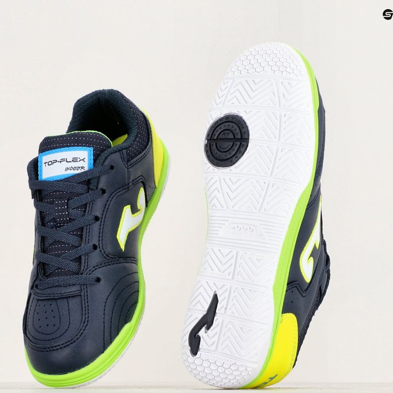 Kinder Fußballschuhe Joma Top Flex Jr IN marine/gelb