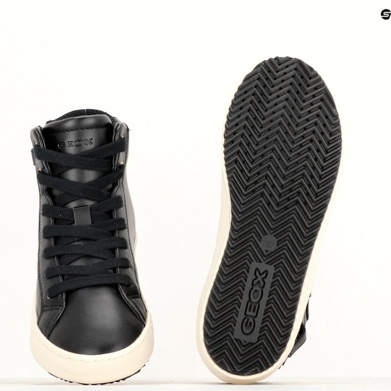 Geox Kalispera schwarz/platin Kinderschuhe