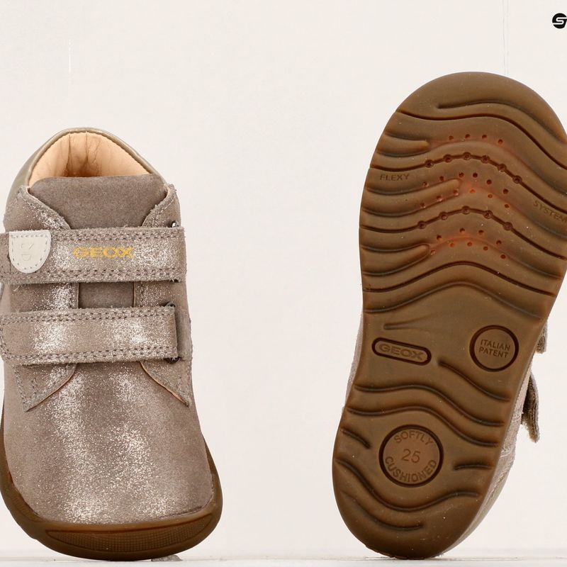 Geox Macchia rauchgrau Kinderschuhe B164PC 15