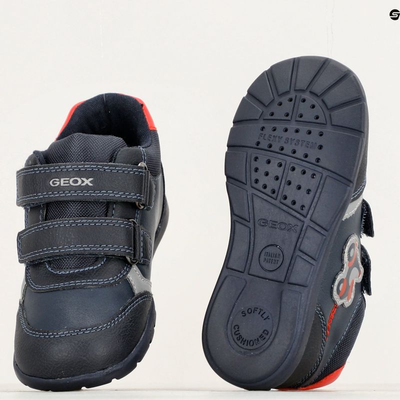 Geox Elthan navy/rot Kinderschuhe 15