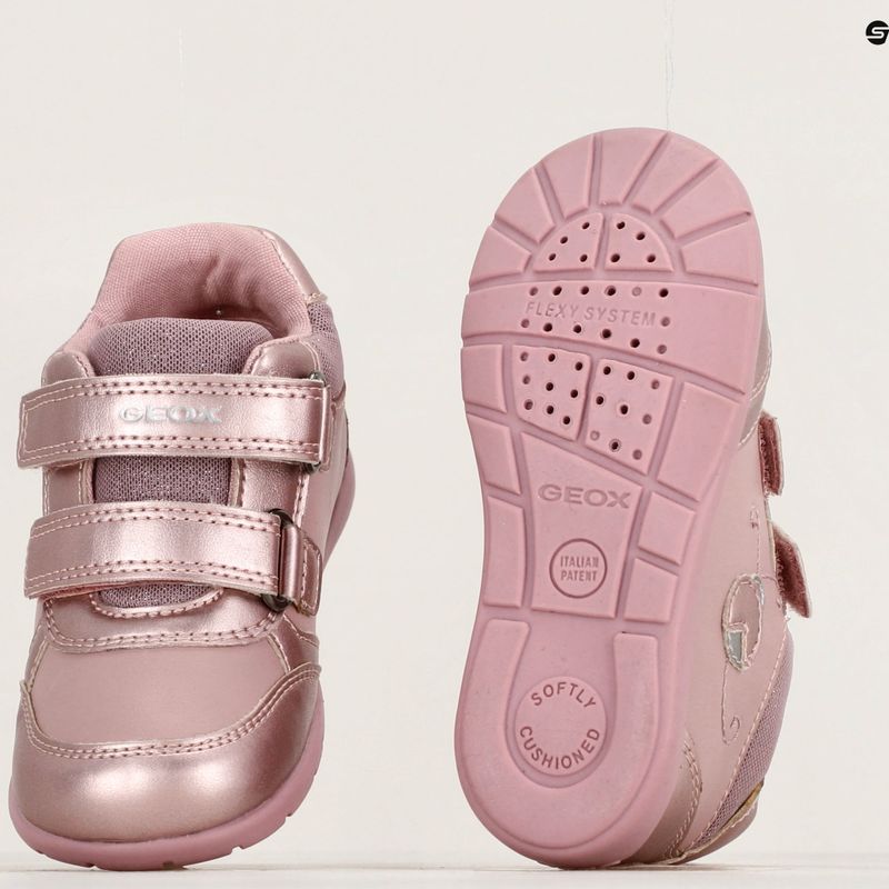 Geox Elthan rose/silber Kinderschuhe 15